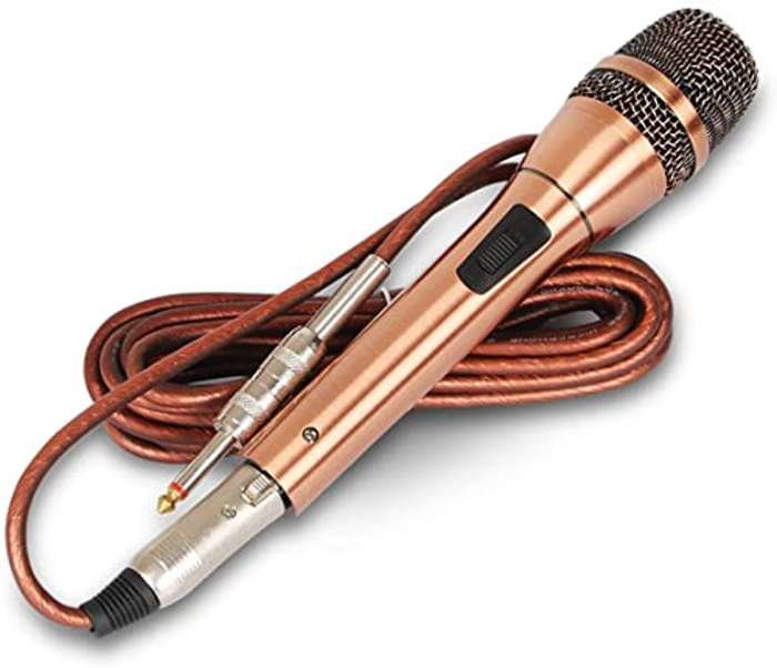 Micrófono dinámico de Mano unidireccional con Cable Universal