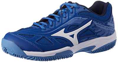 Mizuno Break Shot 3 CC, Zapatillas de Tenis Hombre, True Blue/White/JasperBlue, 42 EU