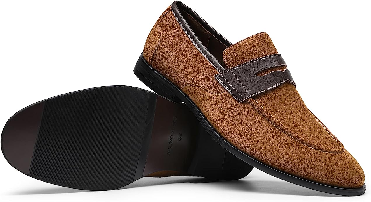 Mocasines de ante para hombre Bruno Marc