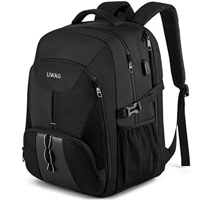 Mochila grande 50L con USB impremeable