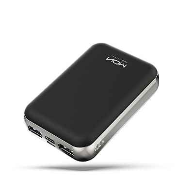 MOXNICE Bateria Externa Movil Power Bank 10000mAh, USB C Powerbank con 2 Salidas USB & Pantalla LCD para iPhone iPad Samsung Huawei Xiaomi (Rosa)