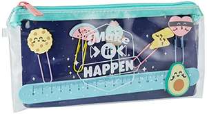 Mr. Wonderful Estuche Con Set De Clips Con Personajes + Regla - Make It Happen