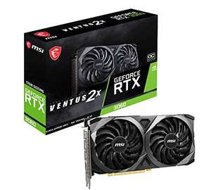 MSI GeForce RTX 3060 Ventus 2X 12G OC - Tarjeta Gráfica Enthusiast Gaming