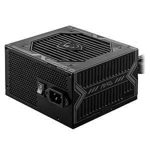 MSI MAG A550BN - Fuente de alimentación gaming: 80 PLUS BRONZE, 550 vatios, 12V Single-Rail, circuito DC-to-DC, ventilador de 120mm
