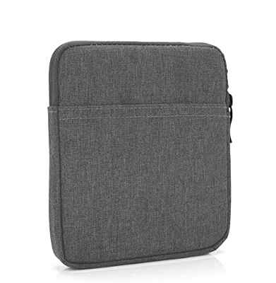 MyGadget Bolsa de Nylon 7 Pulgadas - Estuche Acolchado para E - Reader 7" (16 * 18.3) como Kindle Oasis (9a & 10a Generación) / Smartphone - Gris Claro