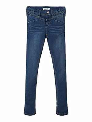 NAME IT Nitsus Indigo K Skinny Dnm Pant Noos, Jeans Niñas, Azul (Dark Blue Denim), 122