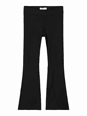 NAME IT Nkffrejalo Bootcut Pant Noos, Negro, 122 cm para Niñas