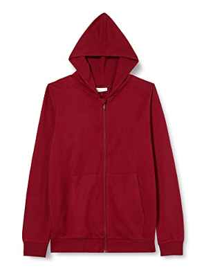 NAME IT Nkmnesweat Card W Hood UNB Noos Sudadera, Rojo Oscuro, Tamaño de la Cintura:100-105 cm para Niños