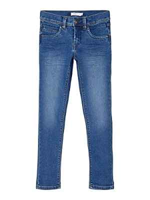 NAME IT NKMSILAS DNMTAX 2467 Pant Noos Jeans, Medium Blue Denim, 146 para Niños