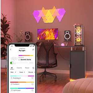 Nanoleaf Shapes Triangle Starter Kit, 15 Triángulos Luminosos LED RGBW