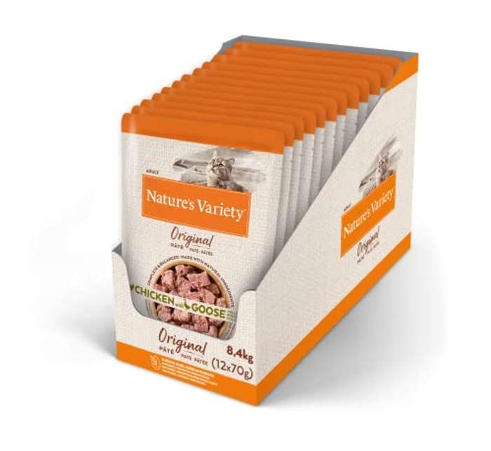 Nature's Variety 12x Paté para Gatos Adultos con Pollo