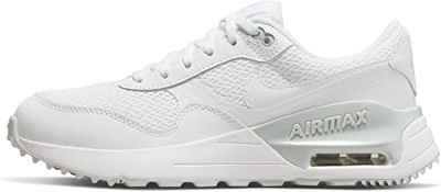 NIKE Air Max Systm, Zapatillas Niños, Blanco (White/White/Pure Platinum), 38 EU