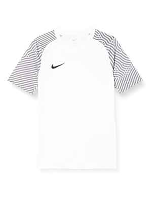 NIKE CW3557 Y NK Dry STRKE II JSY SS T-Shirt Unisex-Child White/White/Black S