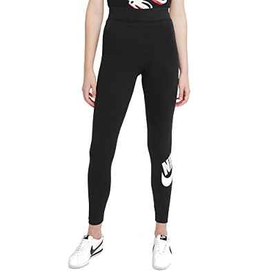 NIKE CZ8528-010 W NSW ESSNTL LGGNG Futura HR Leggings Womens Black/(White) M