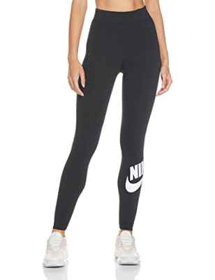 NIKE CZ8528-010 W NSW ESSNTL LGGNG Futura HR Leggings Womens Black/(White) S