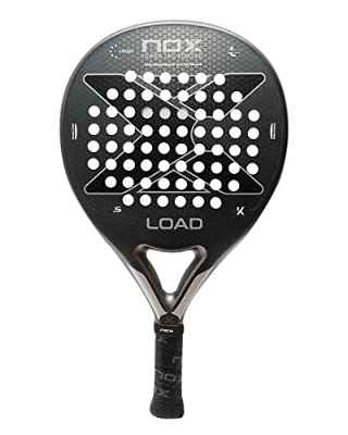 Nox Load 3D 2022 + Overgrip Incluido | Pala de Padel Fabricada en Fibra de Vidrio 3K y de Carbono + Overgrip - Palas de Pádel Unisex de Nivel Avanzado