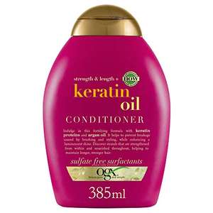OGX Acondicionador Aceite de Keratina, Cabellos Quebradizos, 385ml