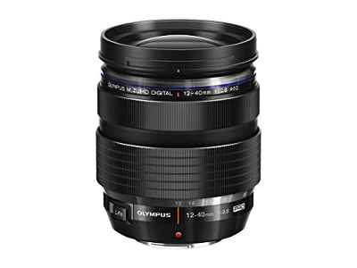 Olympus Objetivo - M.Zuiko Digital ED 12-40 mm F2.8 Pro, Zoom estándar, Adecuado para Todas Las Cámaras MFT, Modelos Olympus OM-D & Pen, Serie G de Panasonic, Negro