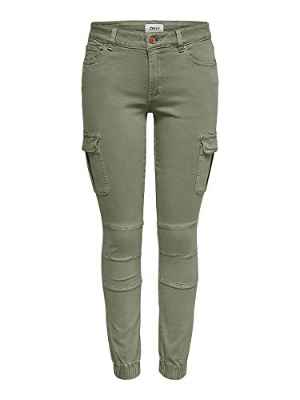 Only 15170889 Pantalones, Verde (Oil Green Oil Green), Talla Única (Talla del Fabricante: 38) para Mujer