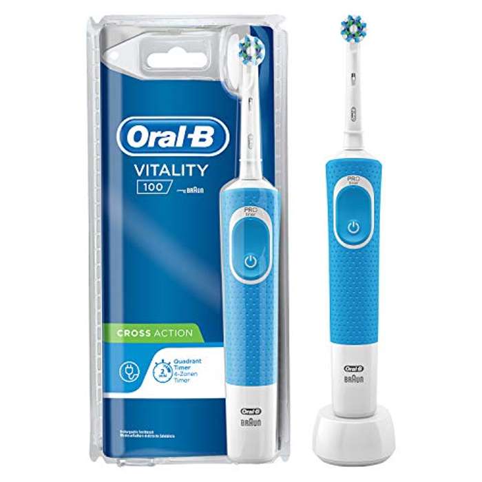 Oral-B Vitality 100 Cepillo eléctrico recargable con tecnología de Braun