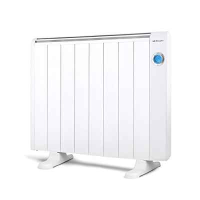 Orbegozo RRE 1510 - Emisor térmico bajo consumo, 1500 W de potencia, 8 elementos de calor, pantalla digital LCD, mando a distancia y funcionamiento programable