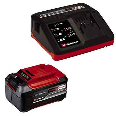 Original Kit de principiantes PXC 18V 5,2Ah (batería y cargador rápido, 18V, máx. 1260W, universal para equipos PXC, sist. de gestión de batería ABS controlado por proceso, indicador LED de 3 niveles)