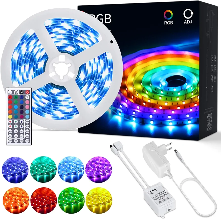 Ousfot - Tira de LED RGB de 5 metros