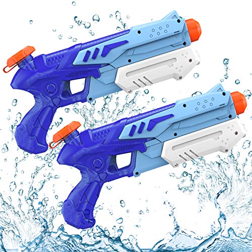 Pack 2 Pistolas de agua 600ML alcance 8-10 metros