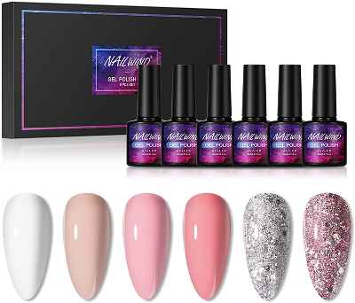 Pack de 6 esmaltes de uñas semipermanentes Nailwind