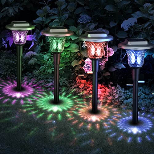 Pack de 8 luces solares de jardín
