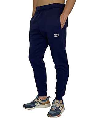 Pantalones Largos de Deporte para Hombre, Estilo Jogger. Pantalones de Chandal Pitillo con Bolsillos y Cintura Elastica Ajustable.