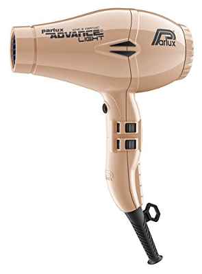 Parlux Advance Light - Secador de pelo ionico, Dorado