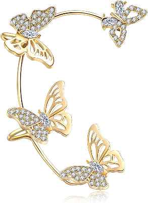 Pendientes Hipoalergenicos y Ajustable Mujer con Zirconia Cúbica brillante