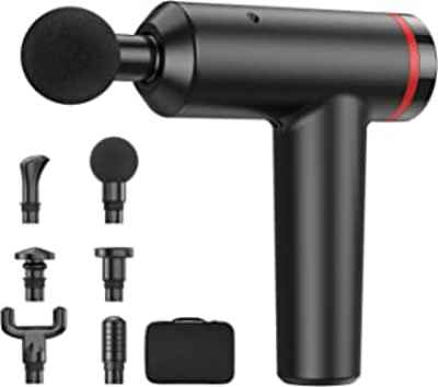 Pistola masaje muscular +6 cabezales N. NETDOT