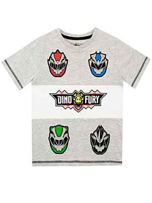 Power Rangers Camiseta para Niños Multicolor 5-6 años