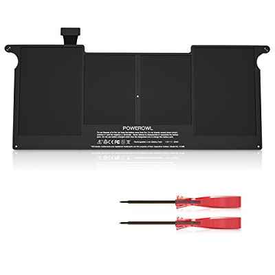 POWEROWL A1406 A1370 A1465 Batería para MacBook Air 11" Batería A1465 A1370, Apto para 11" MacBook Air 2011 2012 2013 2014 2015 A1370 A1465 Batería [A1406 A1495 Batería - No para A1370 2010]