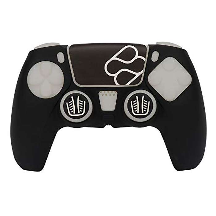 Protector de Silicona + Grips + Pegatina Touchpad Dual Sense PS5