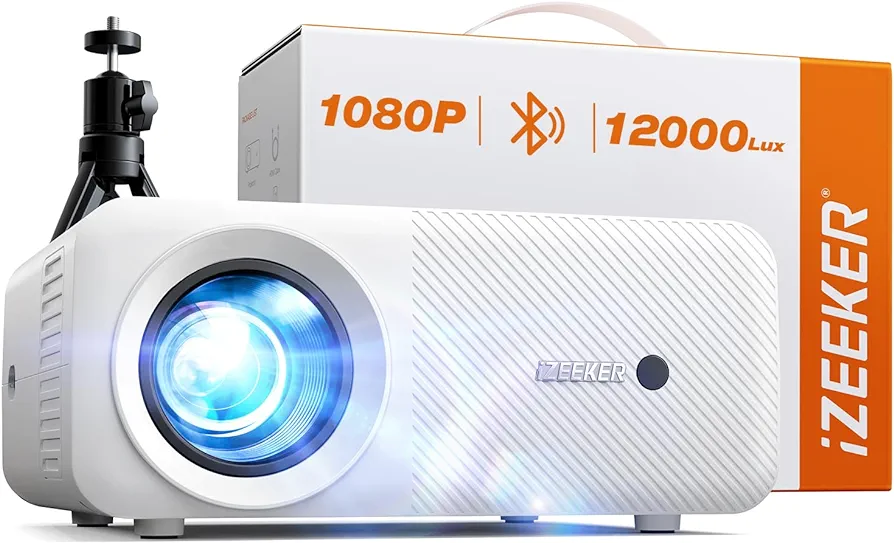 Proyector Portátil Bluetooth con Tripode 12000 Lumens