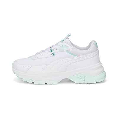 PUMA Cassia Via, Zapatillas Mujer, Blanco Minty Burst Adriatic, 38 EU