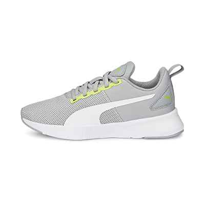 PUMA Flyer Runner Jr, Zapatillas, Cool Mid Gray White, 35.5 EU