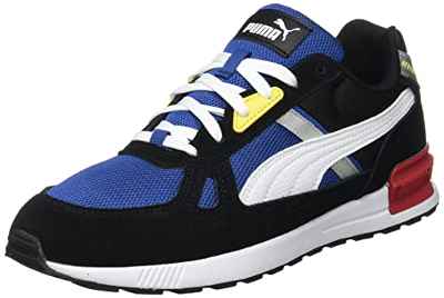 PUMA Graviton Pro, Zapatillas Unisex Adulto, Black/White/Limoges/Silver, 39 EU