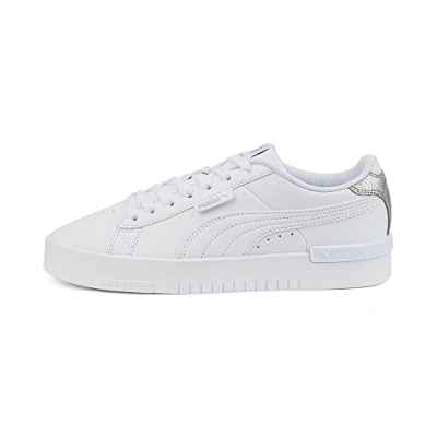 PUMA Jada Distressed, Zapatillas de Tenis Mujer, Multicolor White Silver, 40 EU