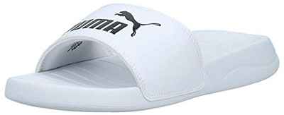 PUMA Popcat 20, Zapatos de Playa y Piscina Unisex Adulto, Blanco White Black, 46 EU