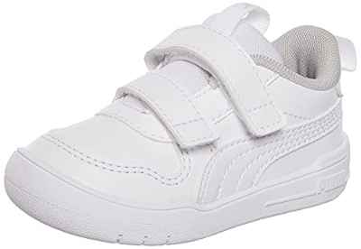 PUMA - Puma Multiflex Sl V Ps, Zapatillas, Unisex niños, Puma Blanco Puma Blanco, 32 EU