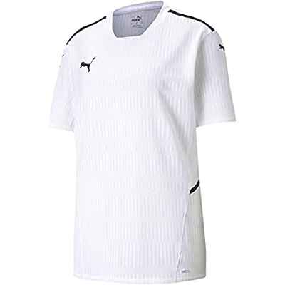 PUMA teamCUP Jersey Jr Camiseta, Niños, Puma White, 164