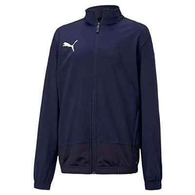 PUMA Teamgoal 23 Training Jacket Jr Chaqueta De Entrenamiento, Unisex niños, Peacoat / Puma New Navy, 176