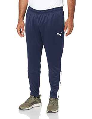 PUMA teamLIGA Training Pants, Mens, Peacoat White, s