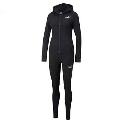 PUMA Traje de Sudor metálico FL Deportivo, Negro Black, S para Mujer