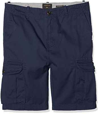 Quiksilver Crucial Battle Jr Pantalones Cortos, Niños, Blue Nights, 28/14