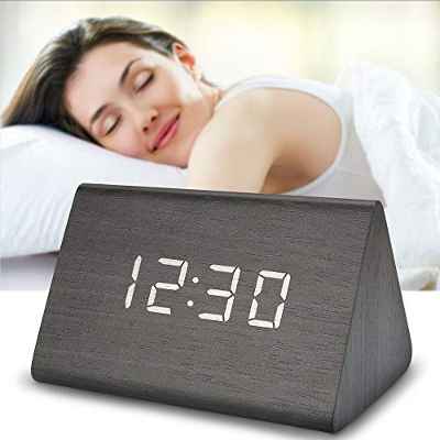 Reloj despertador LED digital